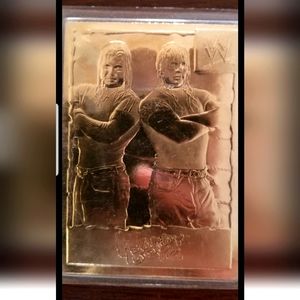 WWE / WWF 22kt Gold Cards - Hardy Boyz Shawn Michaels